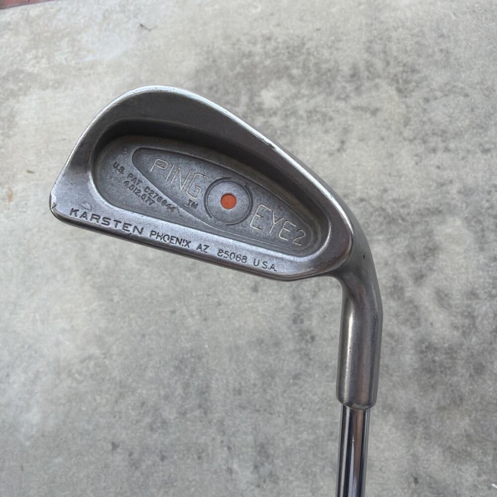 Ping Eye 2 Orange Dot Single #2 Iron Karsten ZZ-Lite Steel REGULAR 39.5" As Pic